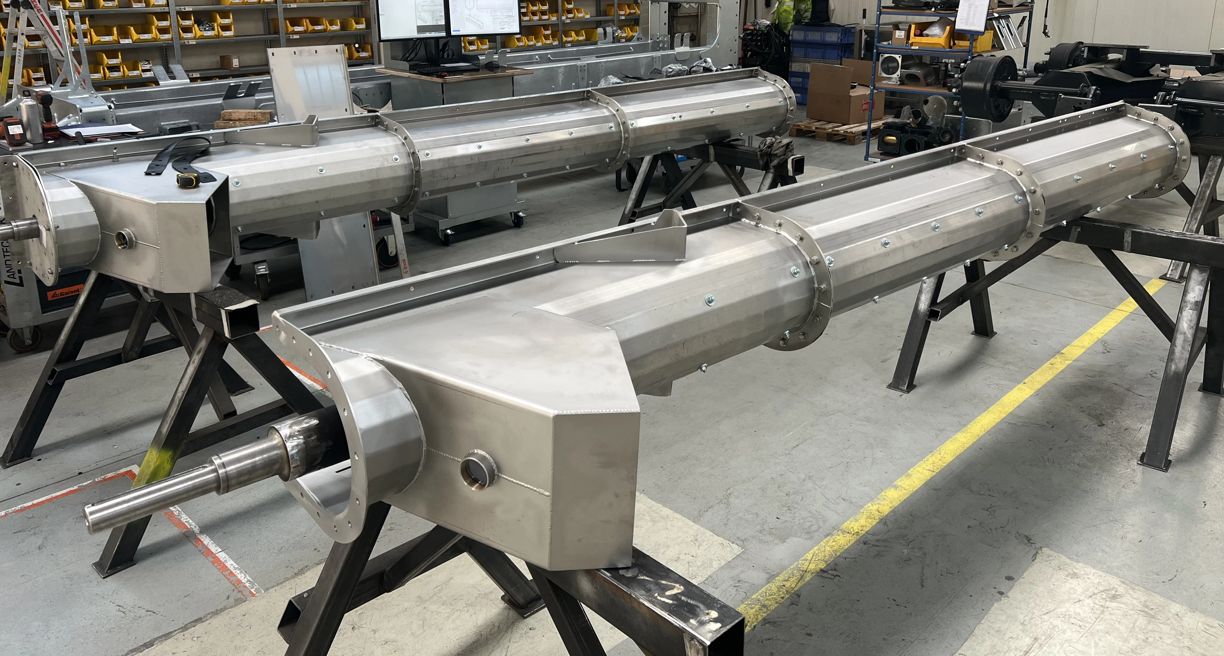 Rohrförderschnecken — Werkstatt